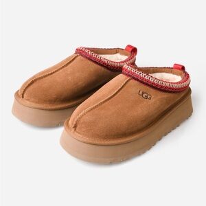 UGG Tazz Platform Slippers in Chestnut Size 8